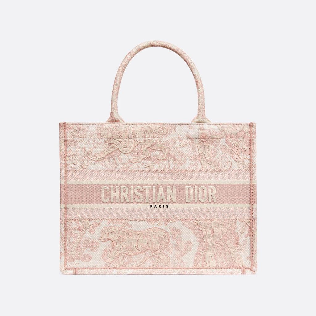 Dior Book Tote Women's Pattern Printed Embroidered Letter Printed Tweed Canvas Tote Bag Bags (please Contact Customer Service For Colour Selection Before Purchase) #76615