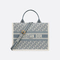 Dior Book Tote Women's Removable Shoulder Strap Classic Letter Embroidery Cotton Tote Bag Shopping Handbag Shoulder Bags #76876