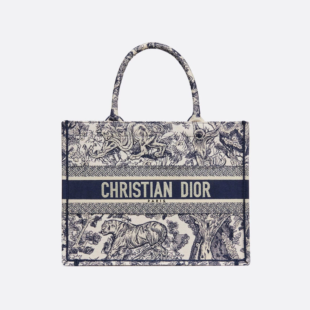 Dior Book Tote Women's Pattern Printed Embroidered Letter Printed Tweed Canvas Tote Bag Bags (please Contact Customer Service For Colour Selection Before Purchase) #76615