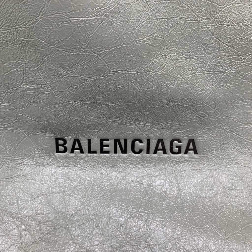 Balenciaga Women's Old Hardware Accessories Zipper Closure Sheep Leather Tote Bag Single Shoulder Crossbody Bags #75936