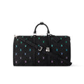Louis Vuitton Keepall Bandoulière 50 Men's Letter Embroidery Colourful Printing Solid Colour Detachable Adjustable Shoulder Strap Denim Shoulder Slant Tote Bag Bags #76751