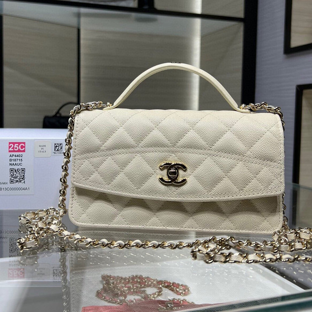 Chanel Chain Clutch Grain Embossed Calfskin With Gold Metal Logo Shoulder Crossbody Bag Fashion Temperament Pure Colour Spring Summer Bags AP4402Y #81133