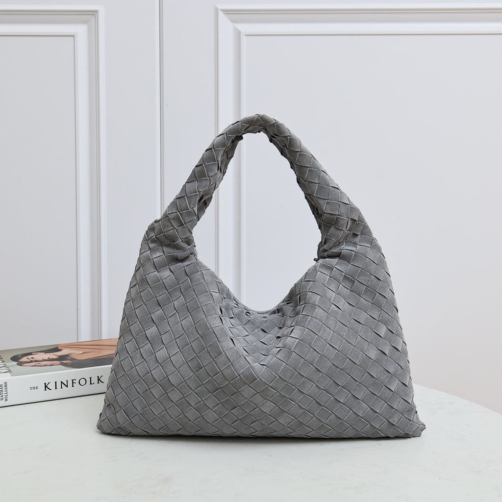 Bottega Veneta Small Multicolour Collection Intrecciato Braided Shoulder Bags Suede Glossy Genuine Leather 100% Genuine Leather Fashion Temperament Elegant Exquisite Bag 763966v3iv13268 #81128