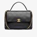 Chanel Spring And Summer Maxi Mouth Cover Bag With Handle Women's Temperament Fashion Luxury Gold Buckle Flap Bag Chain Clutch Bags  AS5543-B20111-94305 #76836