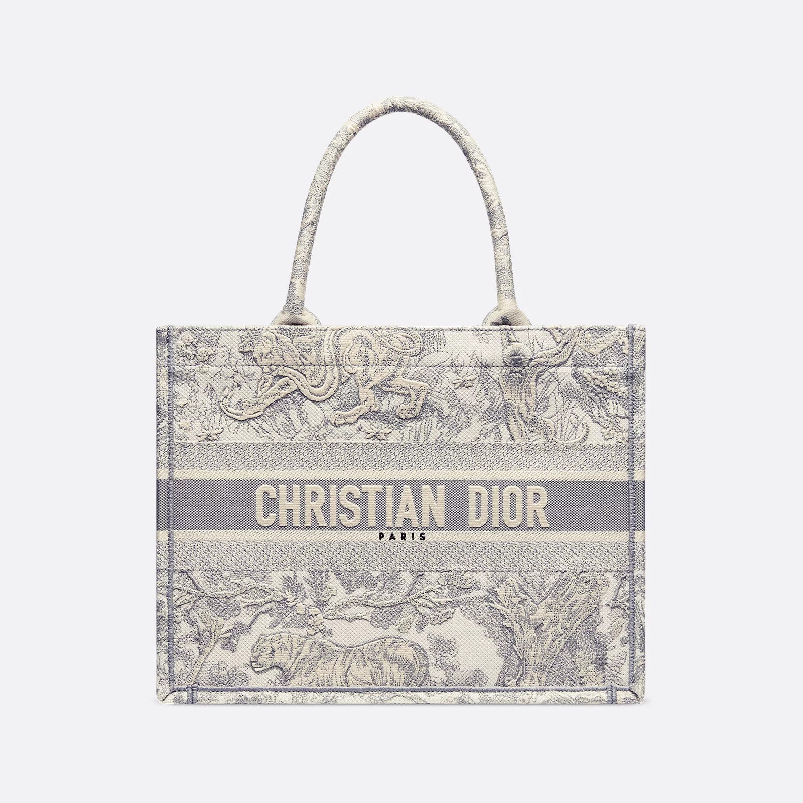 Dior Book Tote Women's Pattern Printed Embroidered Letter Printed Tweed Canvas Tote Bag Bags (please Contact Customer Service For Colour Selection Before Purchase) #76615