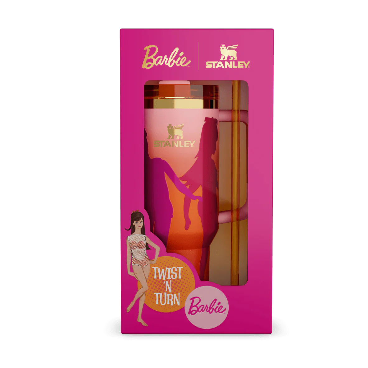 The Barbie™ x Stanley ’60s Twist ’N Turn Quencher | 40 OZ