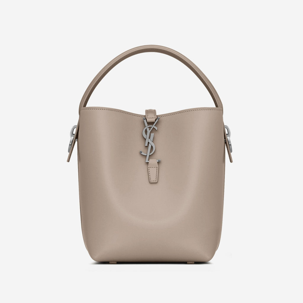Saint Laurent Women's LE 37 Logo Hook Buckle mini Small Glossy Solid Color Bucket Bag Suede Leather Handbags Casual Bags 7490362R20W9207 #81334