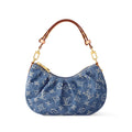 Louis Vuitton Pochette Valley Women's Solid Color Logo Print Denim Tote Bag Shoulder Bags #77379