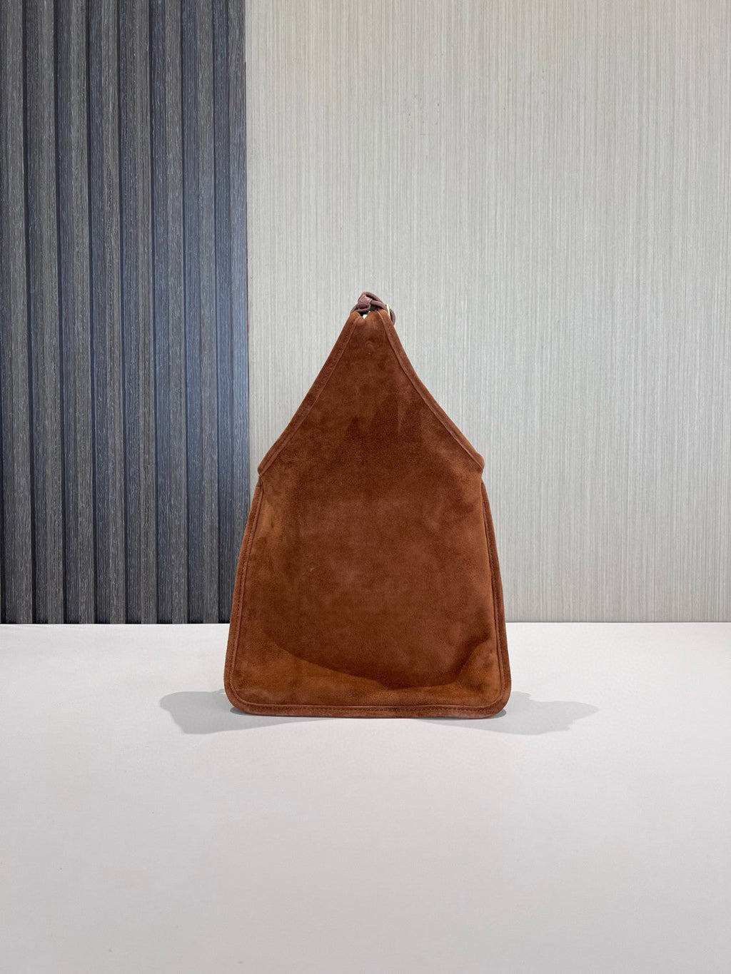 MiuMiu Women's Solid Color Hanging Decoration Suede Leather Large Handbag Bag Bags #77613